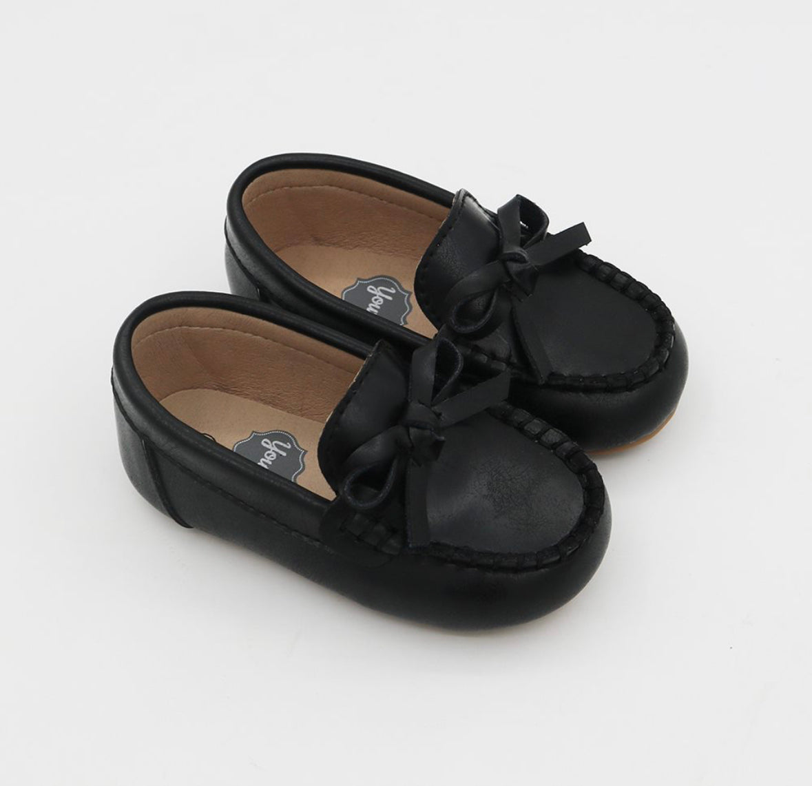 Baby boy sale black moccasins