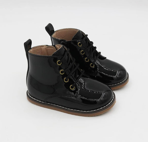 Baby black shop combat boots