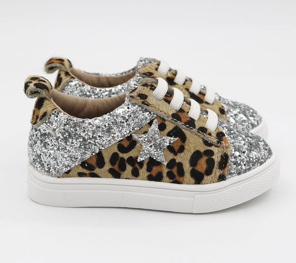 Mommy Low Top Sneakers - Hair leopard / Glitter Star