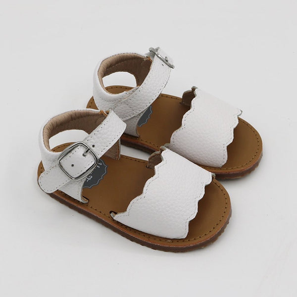 PRE-ORDER - Abby Sandals - White